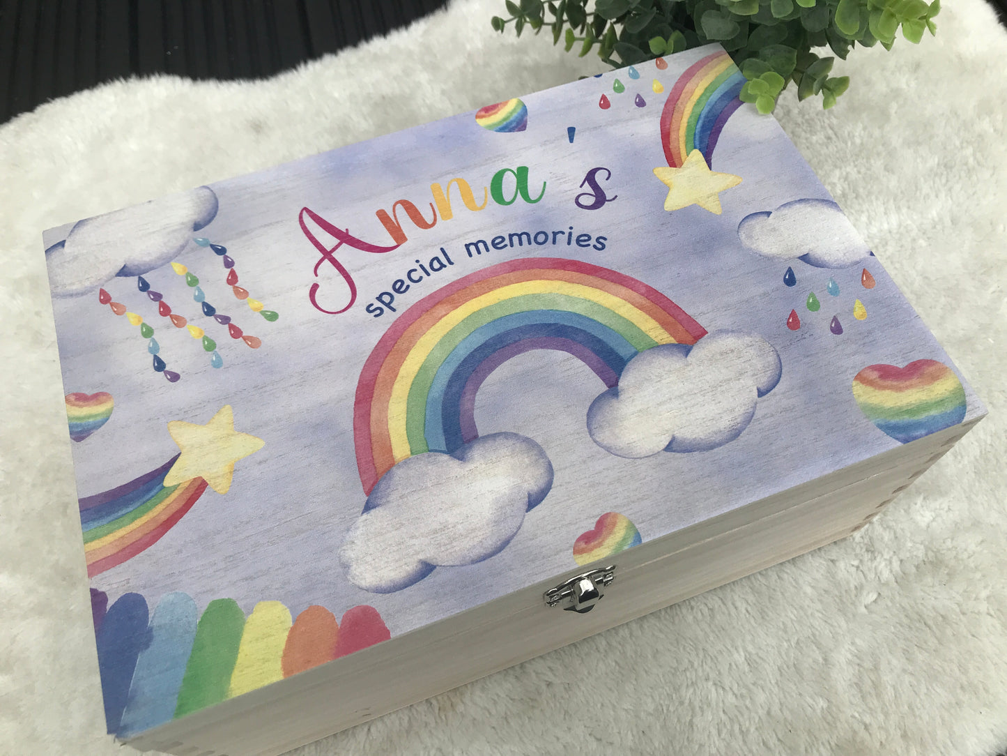 Rainbow keepsake box