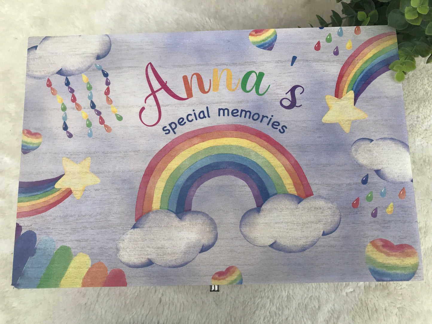 Rainbow keepsake box