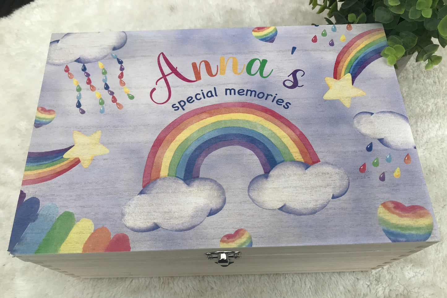 Rainbow keepsake box