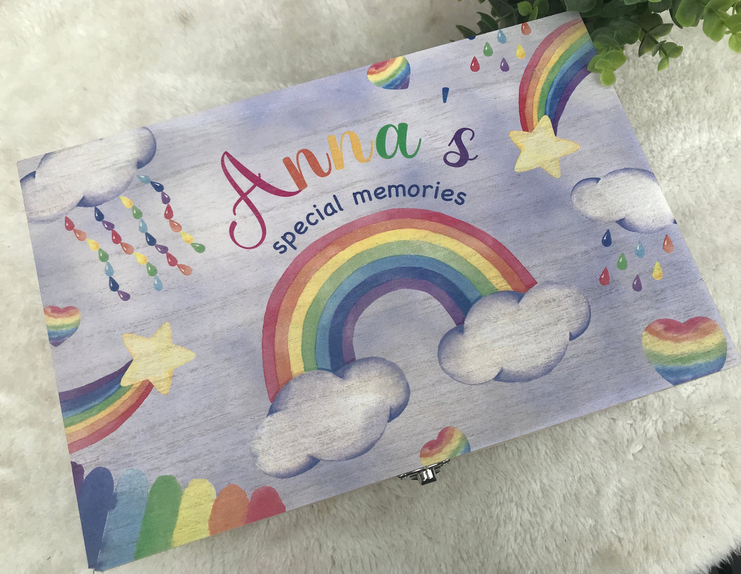 Rainbow keepsake box