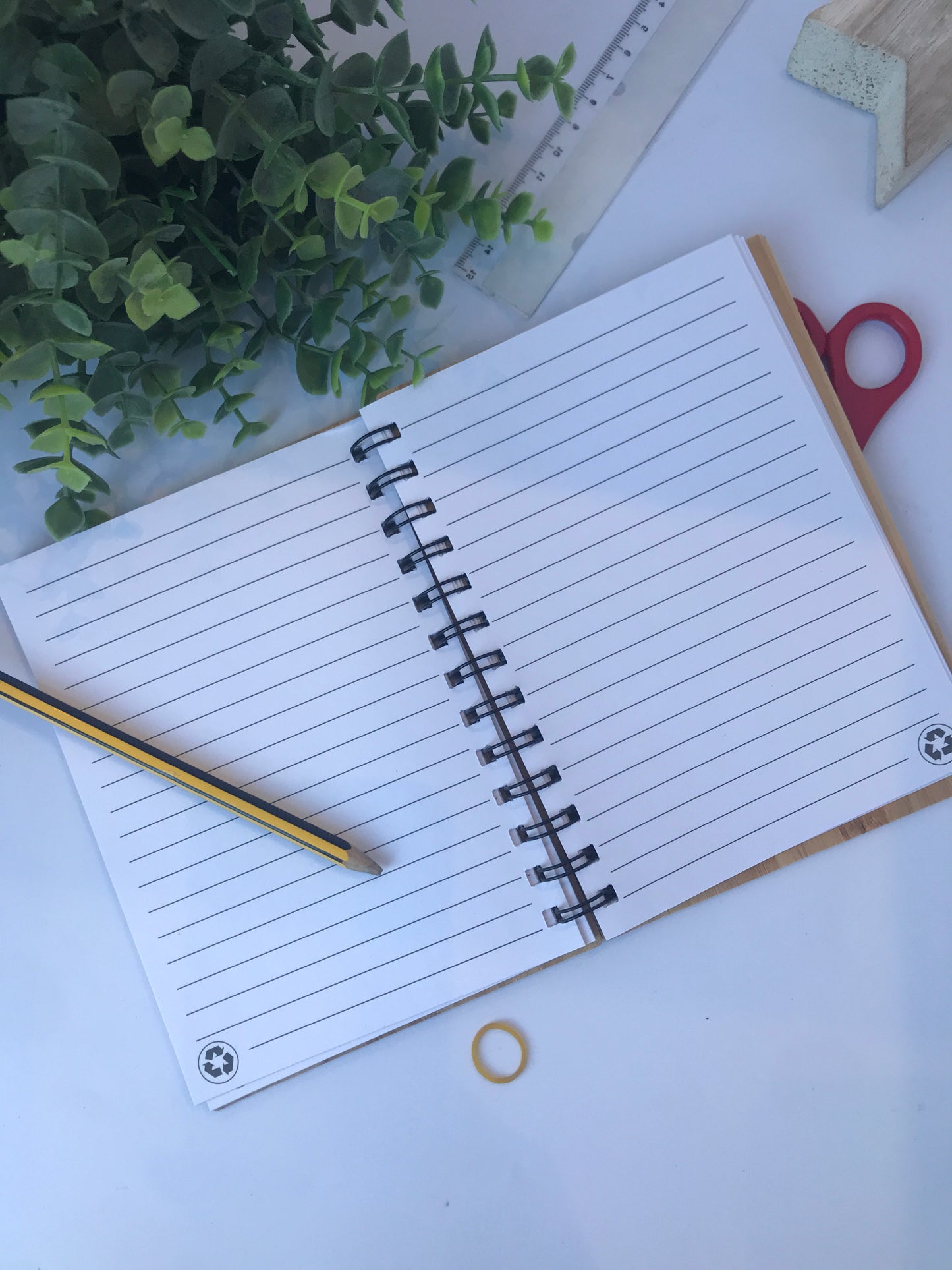 Teacher's wooden notebook