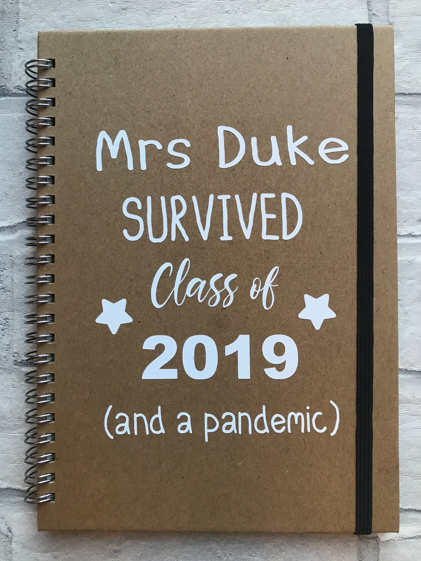 Teacher's Pandemic Survival A4 Notebook