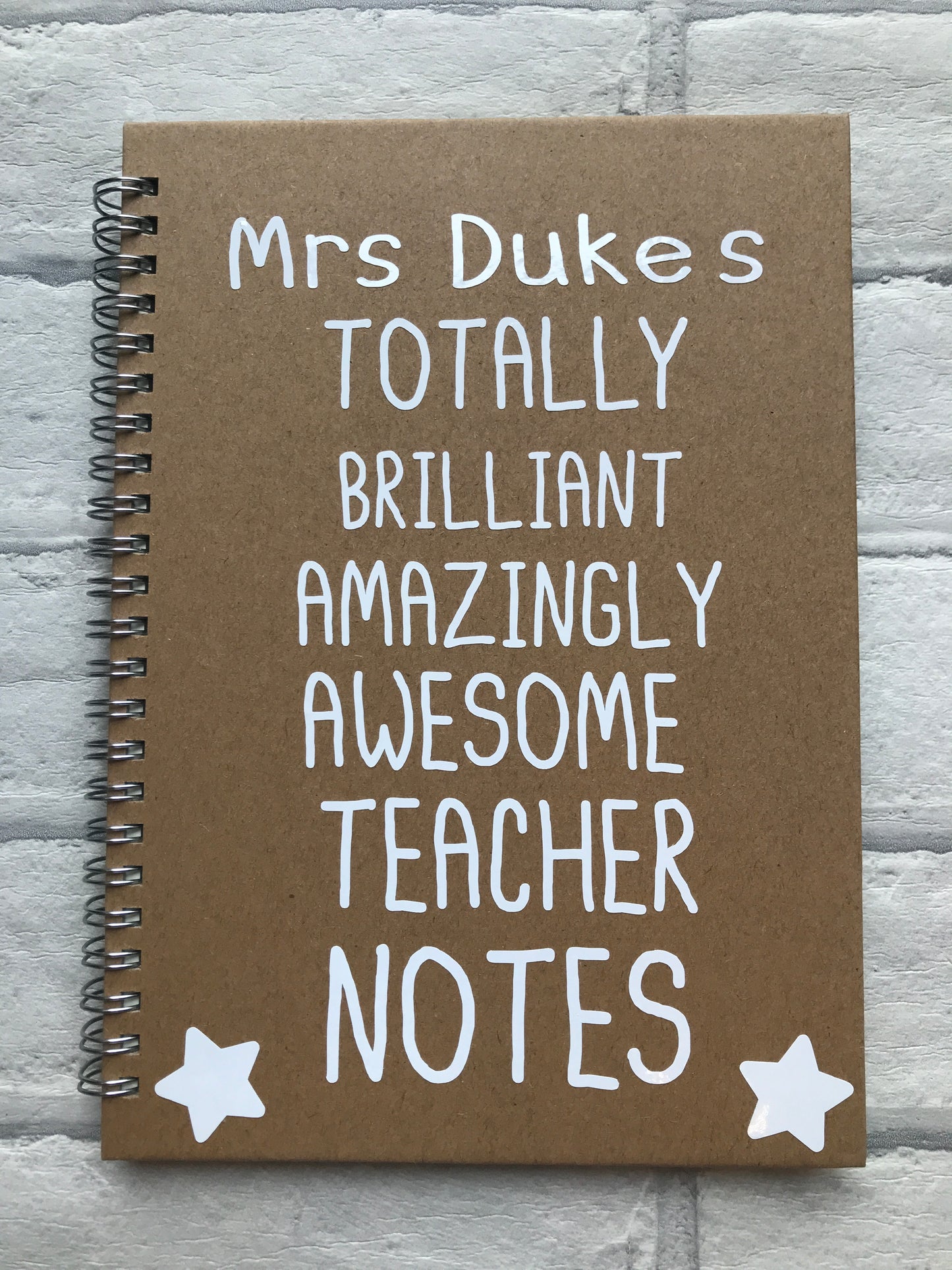 Teacher's A4 Notebook