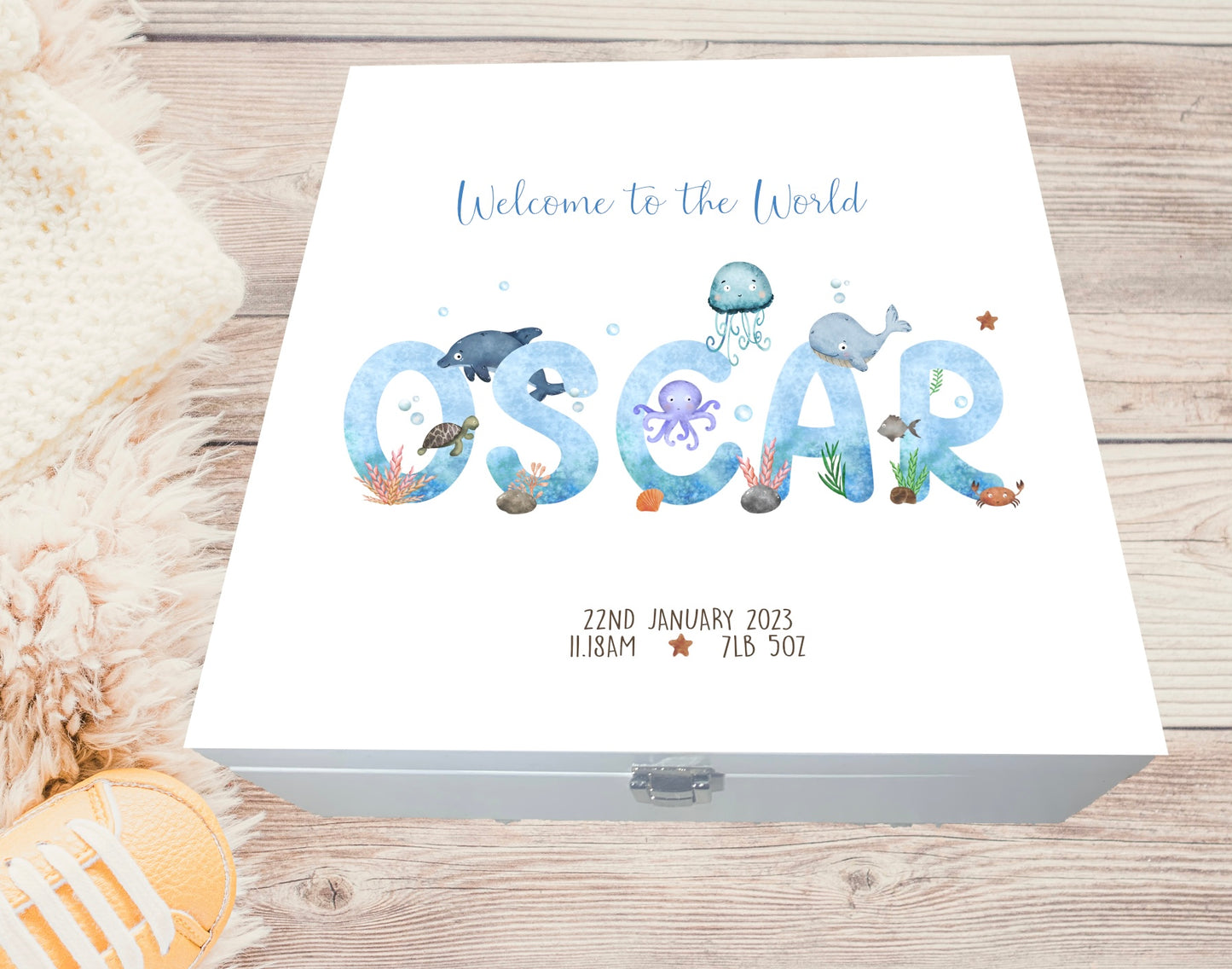 Luxury Ocean keepsake box
