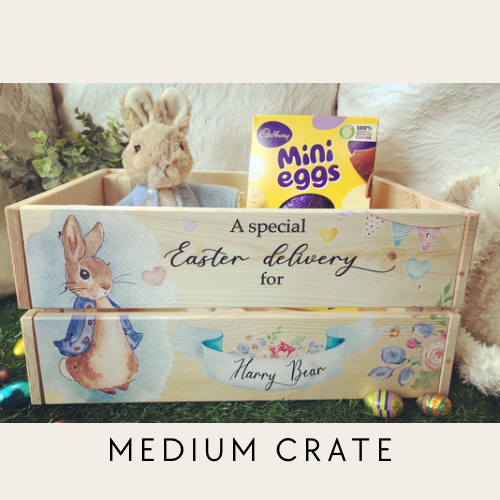 Rabbit Easter crate