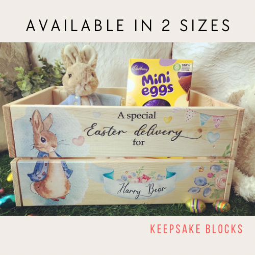 Rabbit Easter crate