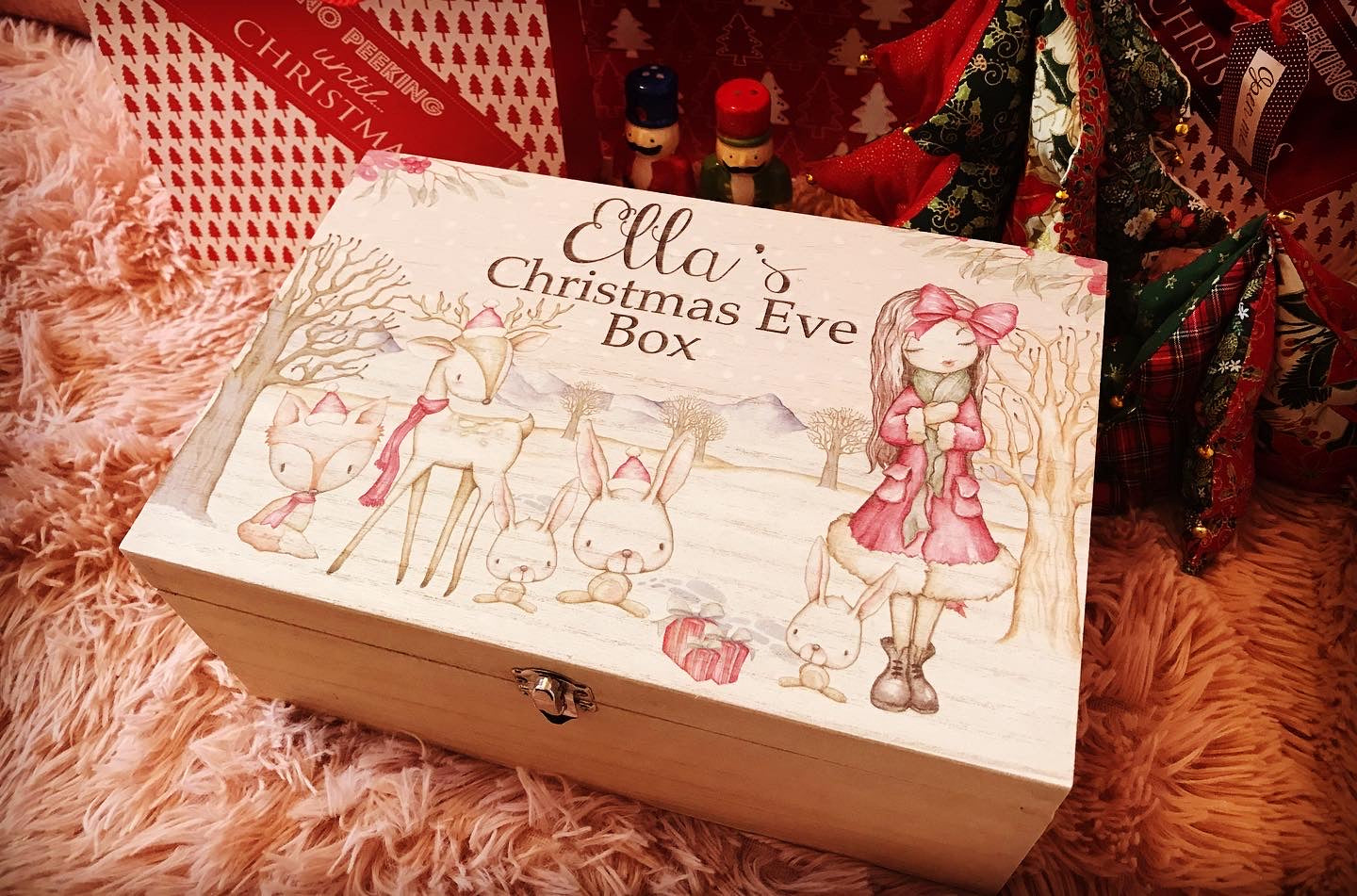 Woodland Girl Christmas Box