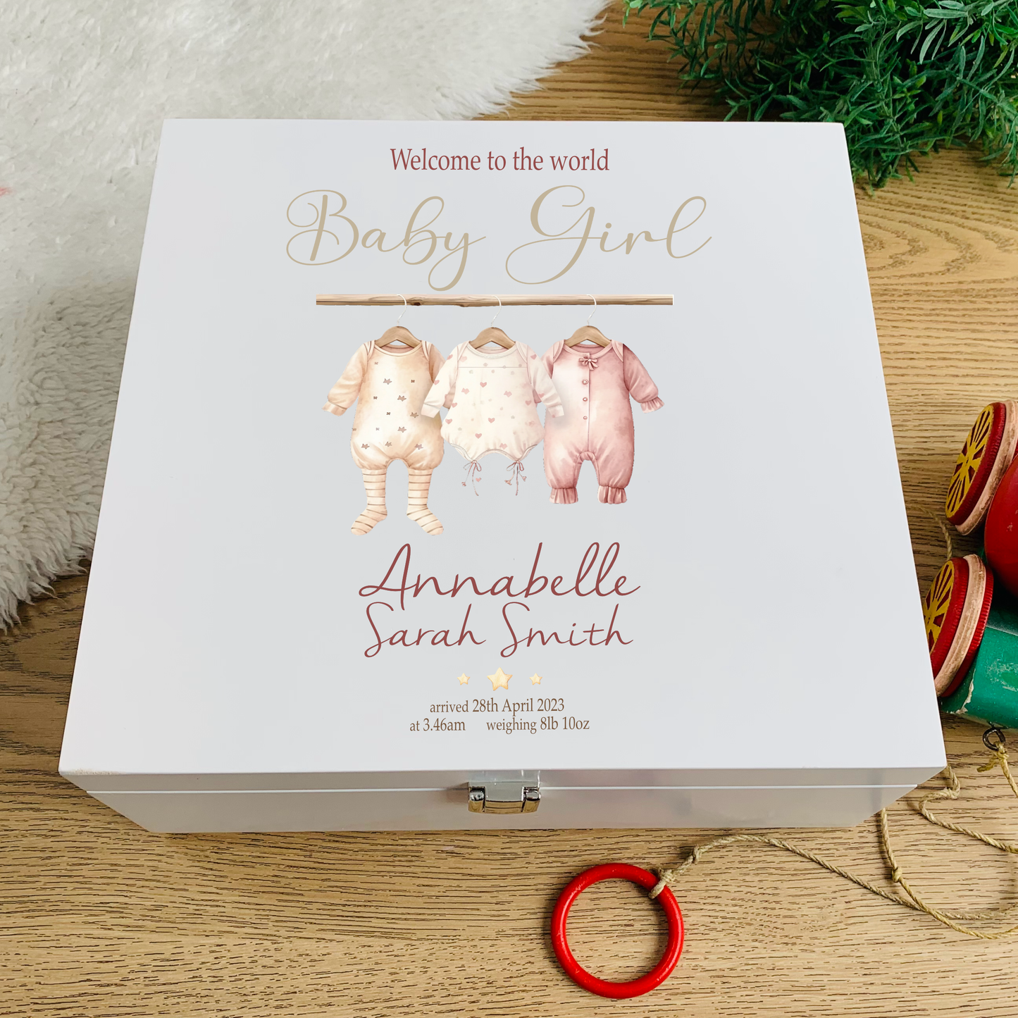 Luxury baby keepsake box