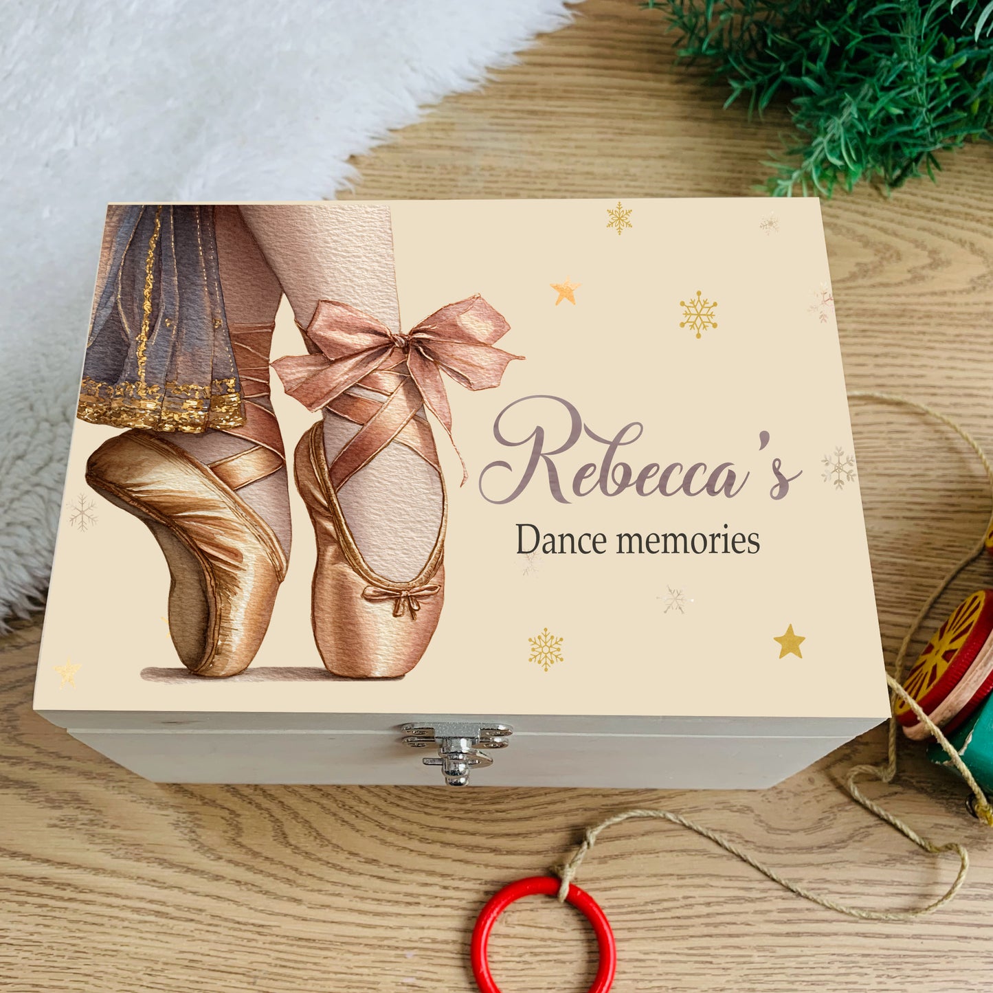 Ballet shoes memory box
