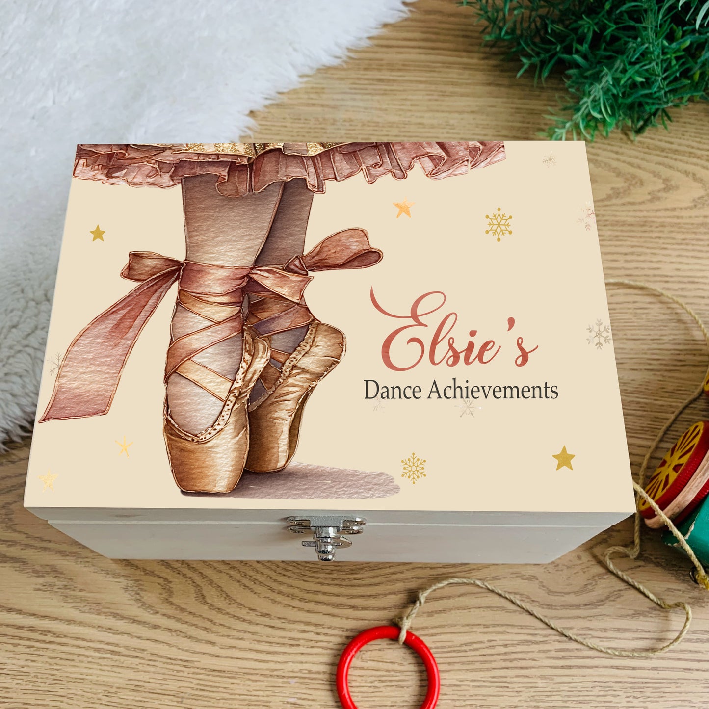 Ballet shoes memory box
