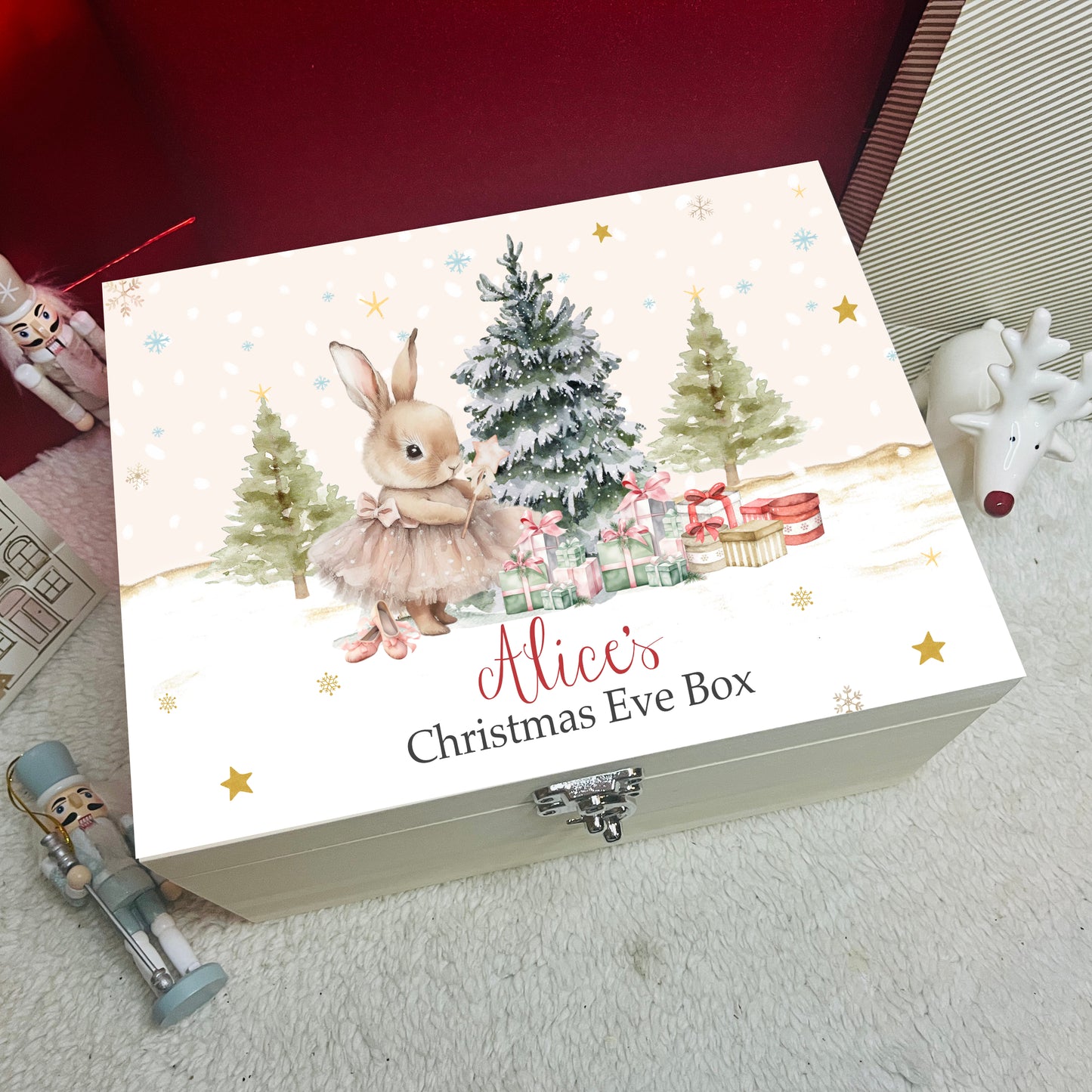 Christmas Bunny Rabbit Box