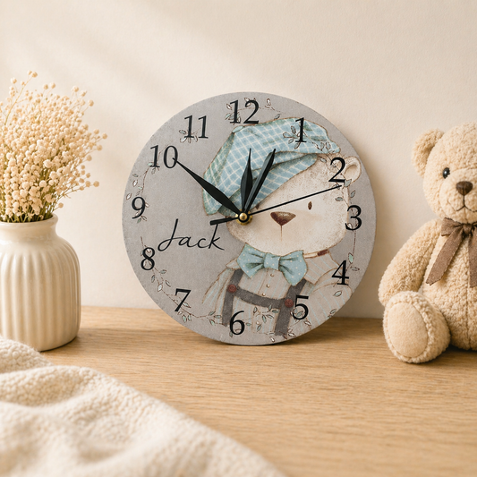 Vintage Bear clock