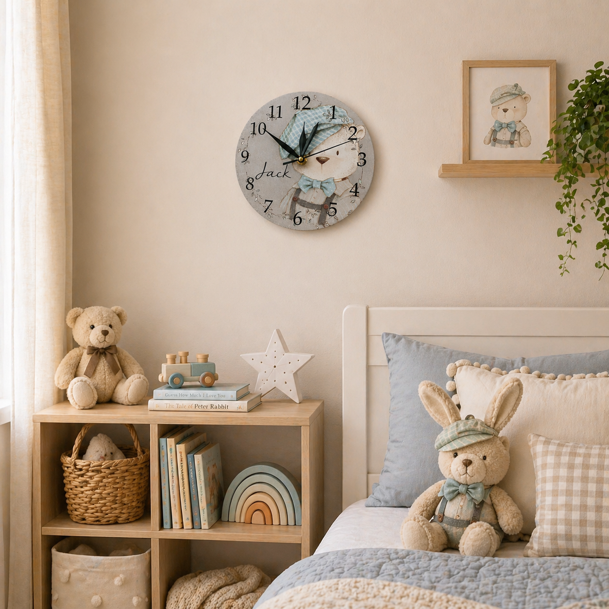 Vintage Bear clock