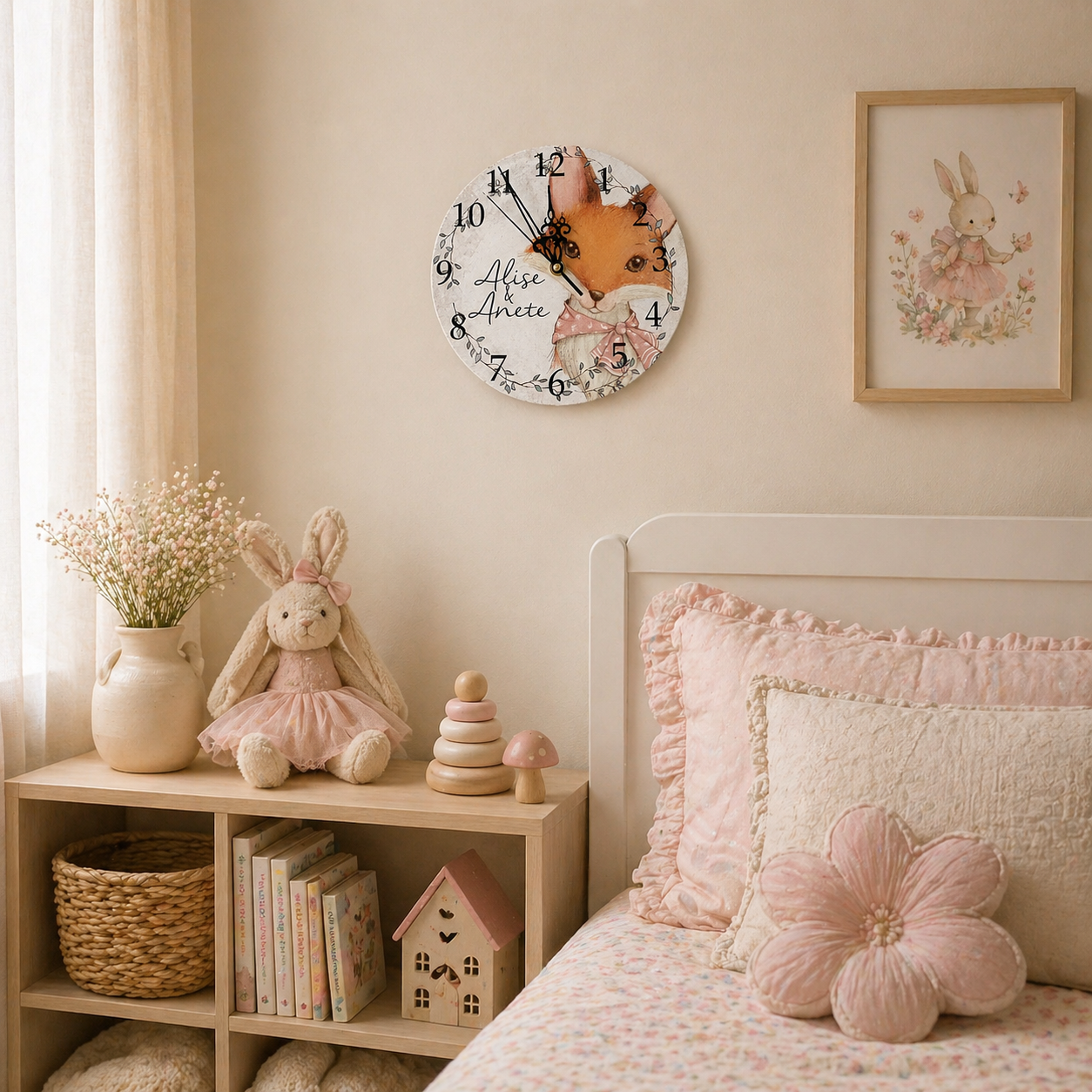 Vintage Fox clock