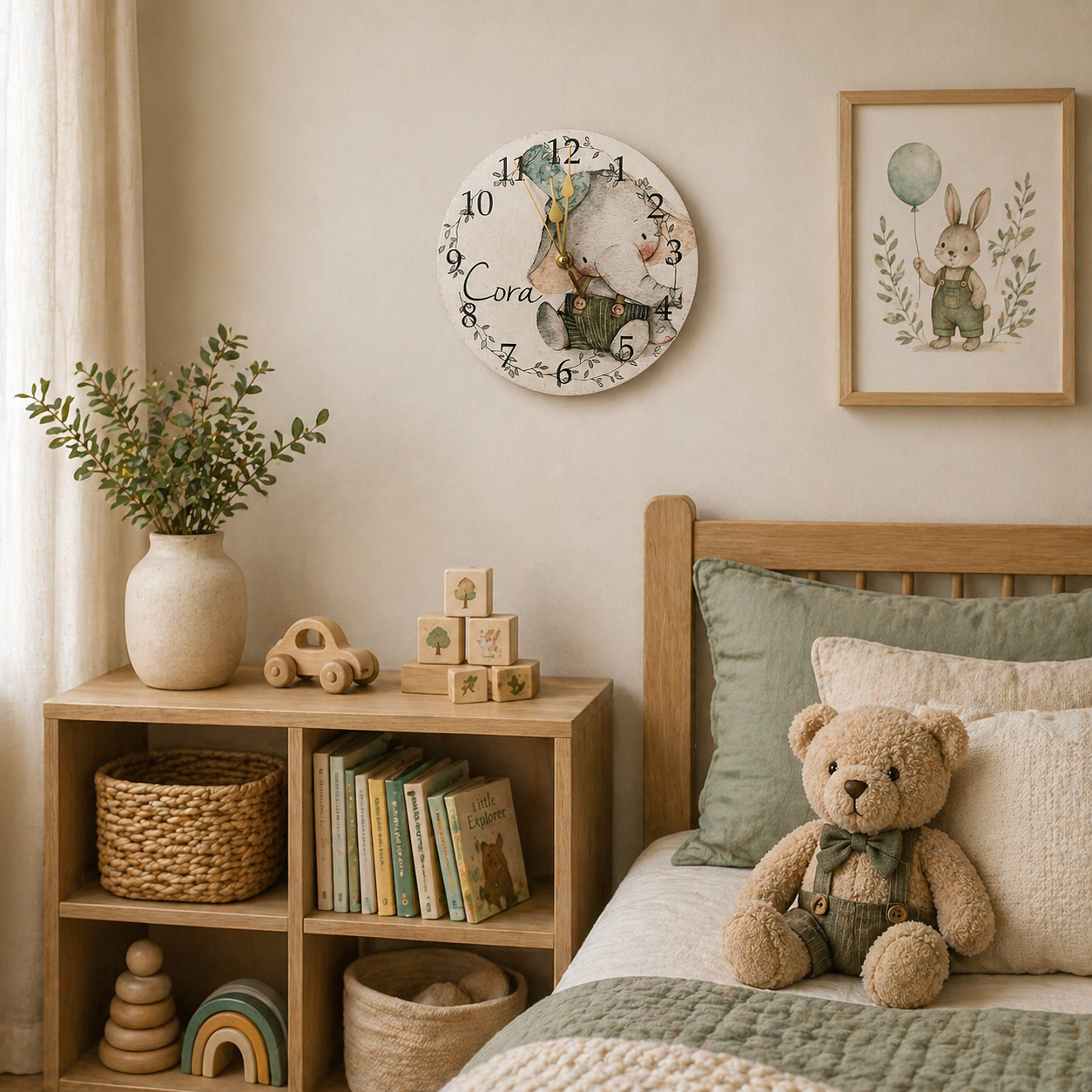 Vintage Elephant clock