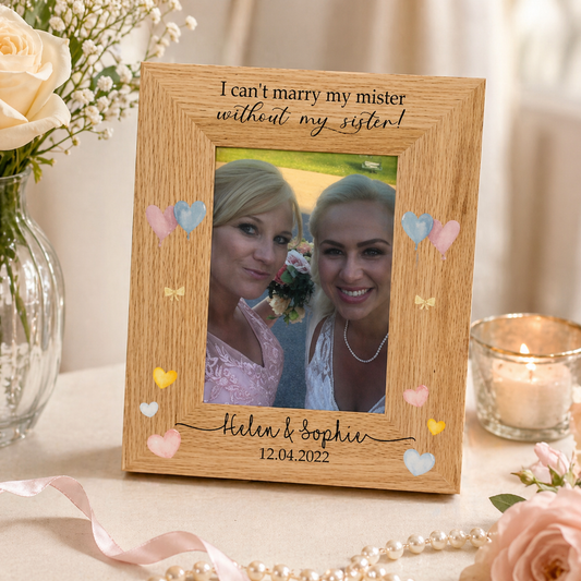 Bridesmaid Sister photo frame
