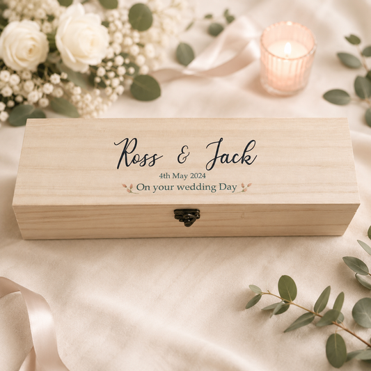 Wedding wine box