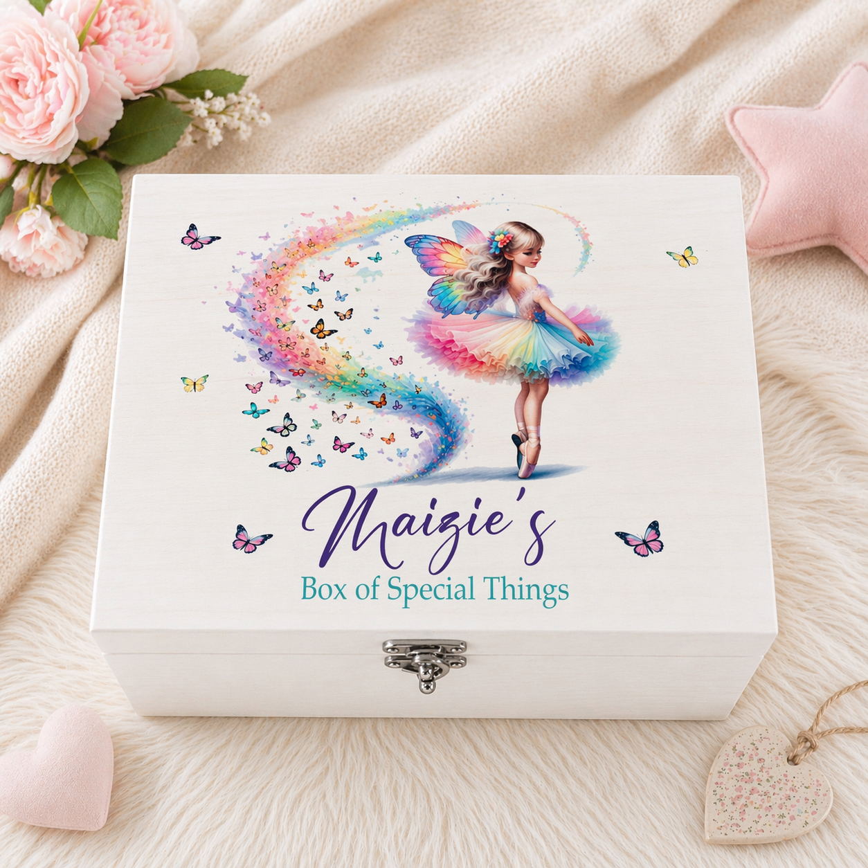 Ballerina Fairy keepsake box