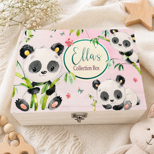 Panda keepsake box