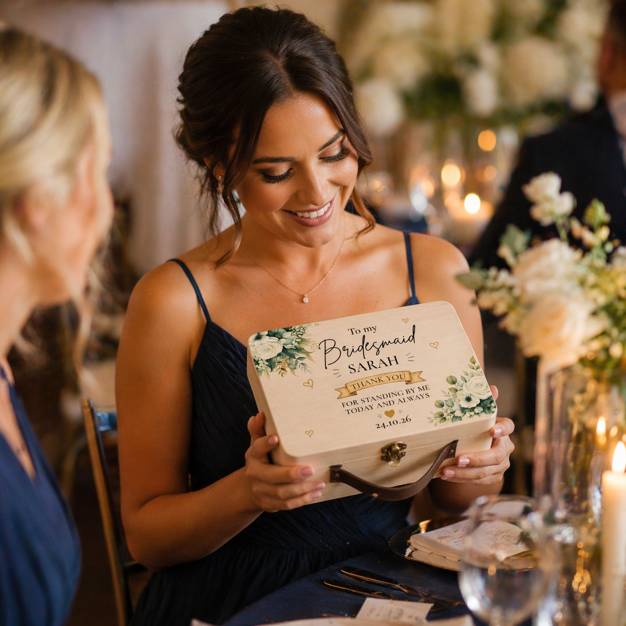 Personalised Bridesmaid Keepsake Suitcase Box