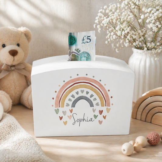 Rainbow money box