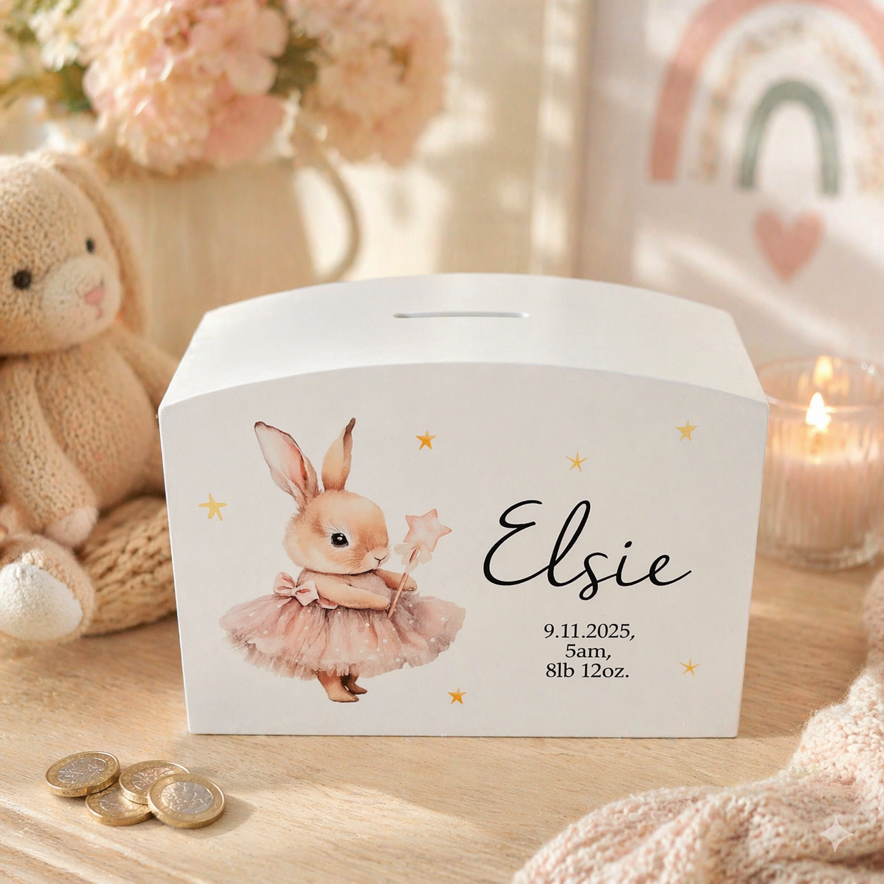 Ballerina Rabbit money box