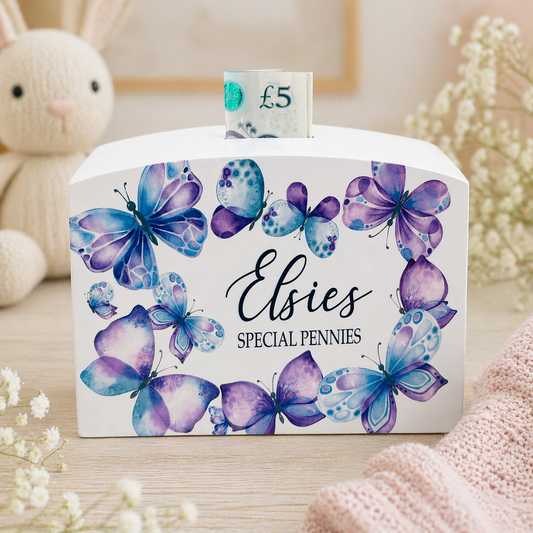 Butterflies money box