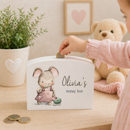 Vintage mouse money box