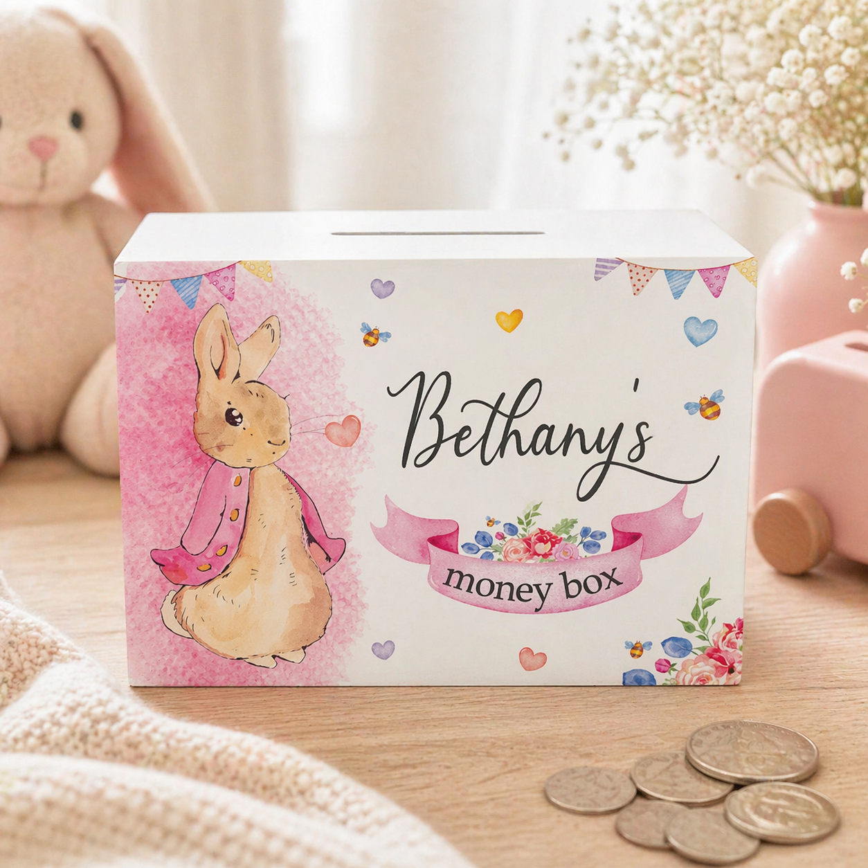 Rabbit money box
