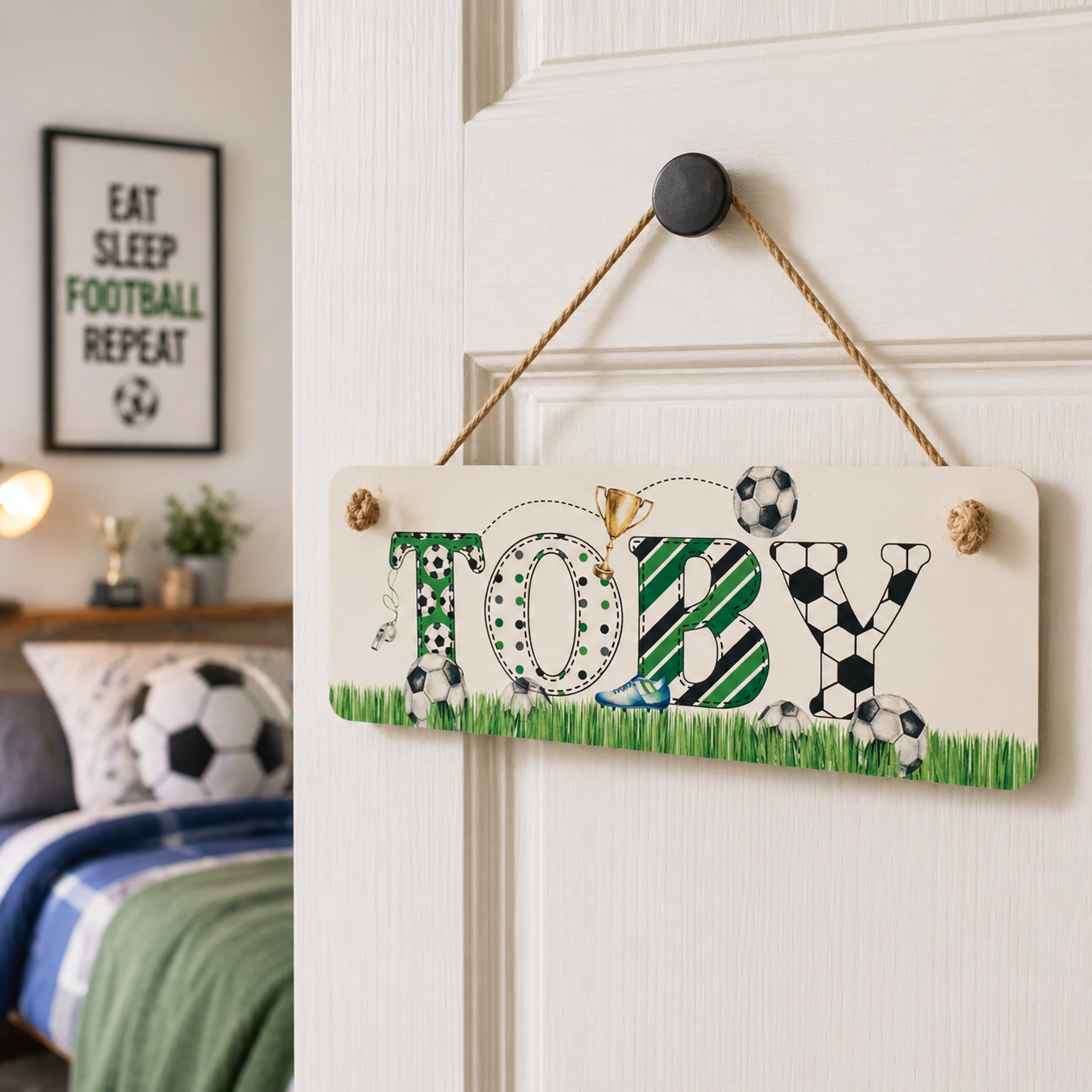 Football door sign