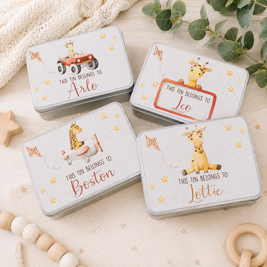 Giraffe tin