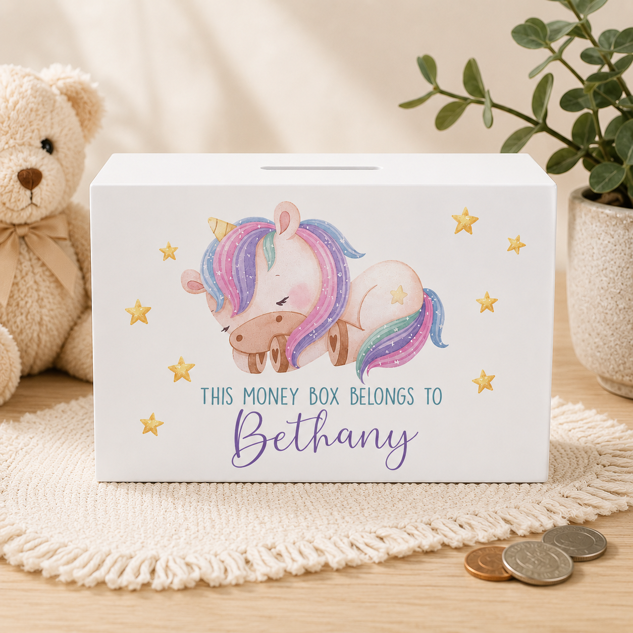 Unicorn money box