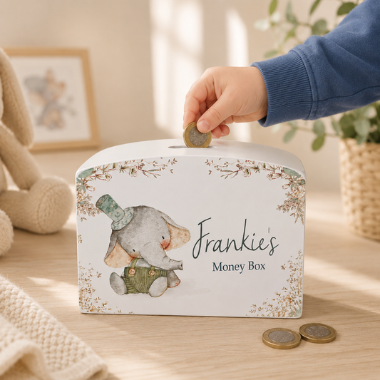 Ellie elephant money box
