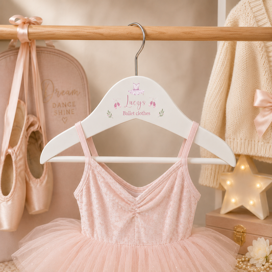 Personalised dance uniform hanger
