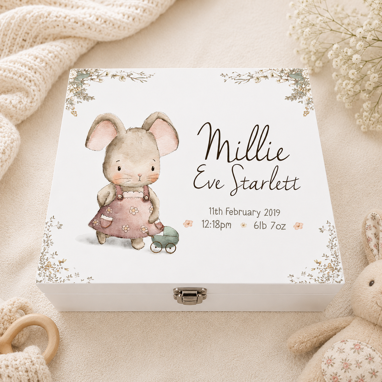 Luxury animal keepsake box