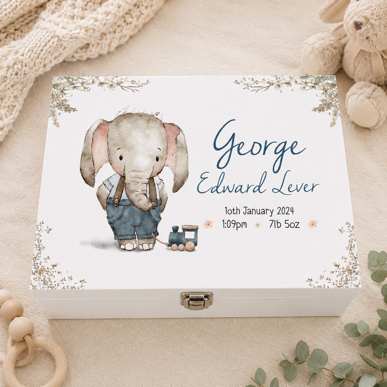 Luxury animal keepsake box