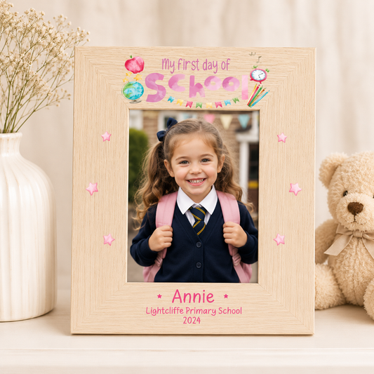First Day of School photo frame