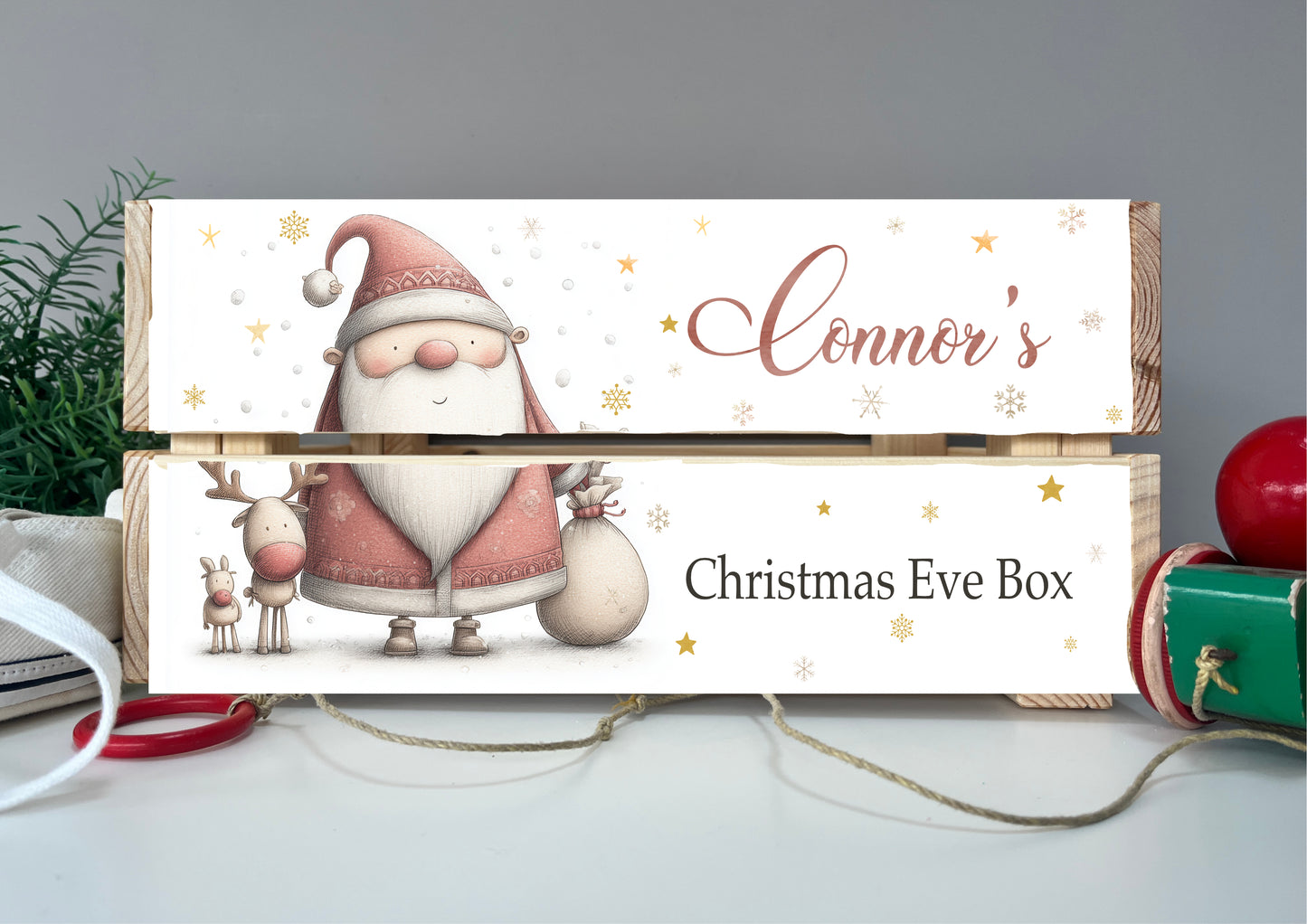 Santa Christmas Crate