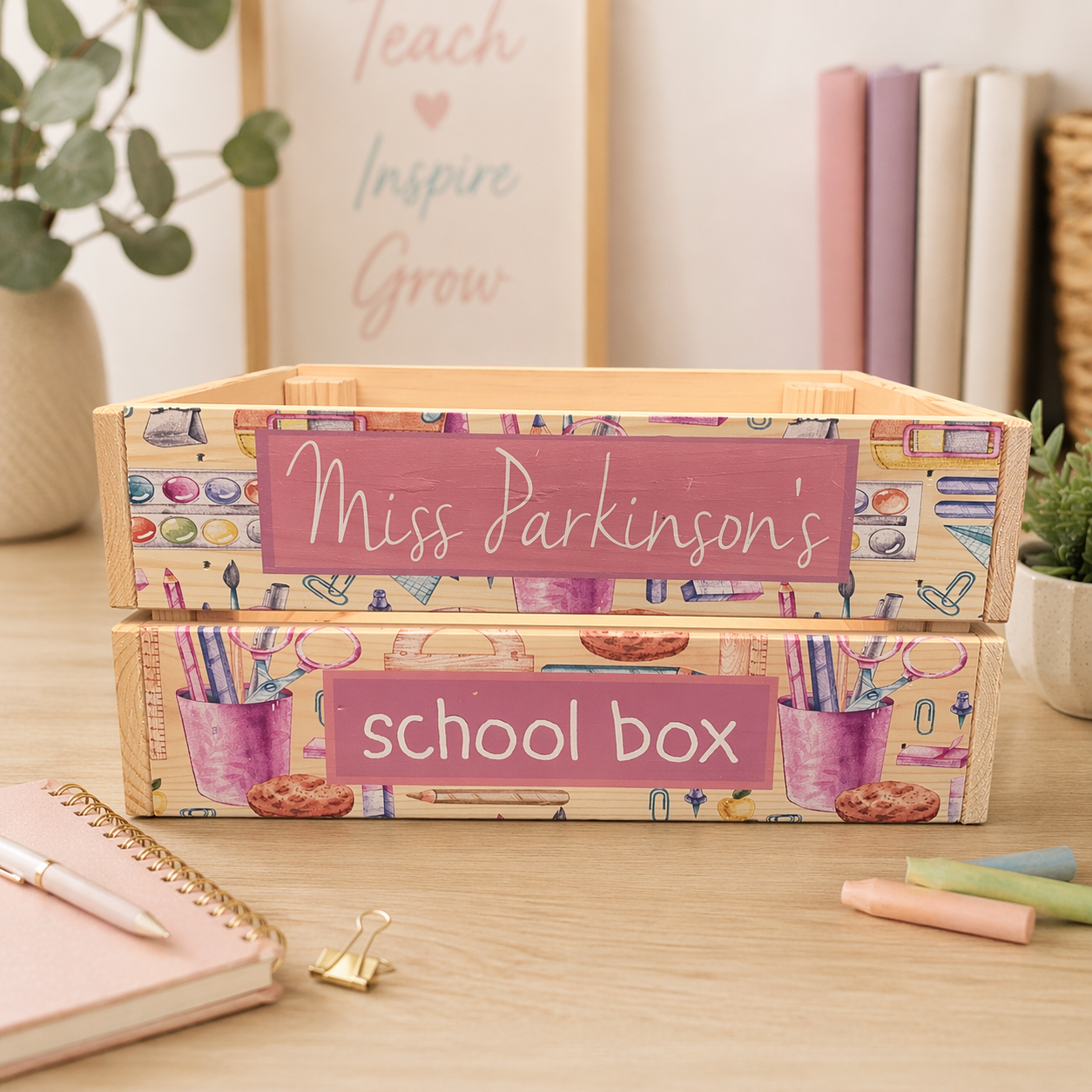 Stationary Teacher school box