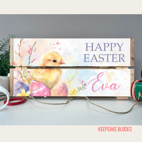 Easter chick crate