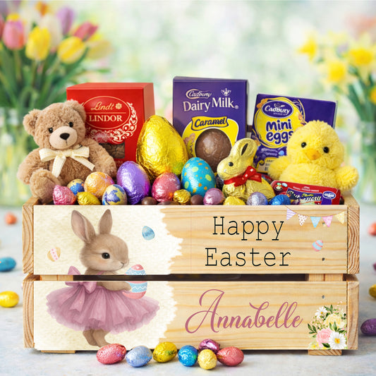 Ballerina Bunny Easter crate