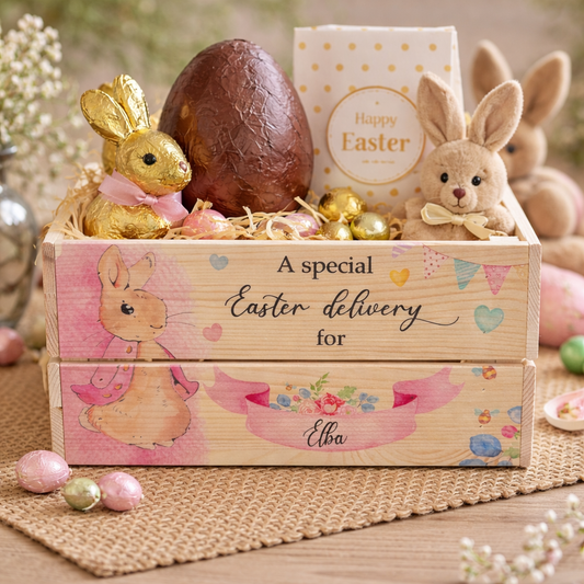 Rabbit Easter crate