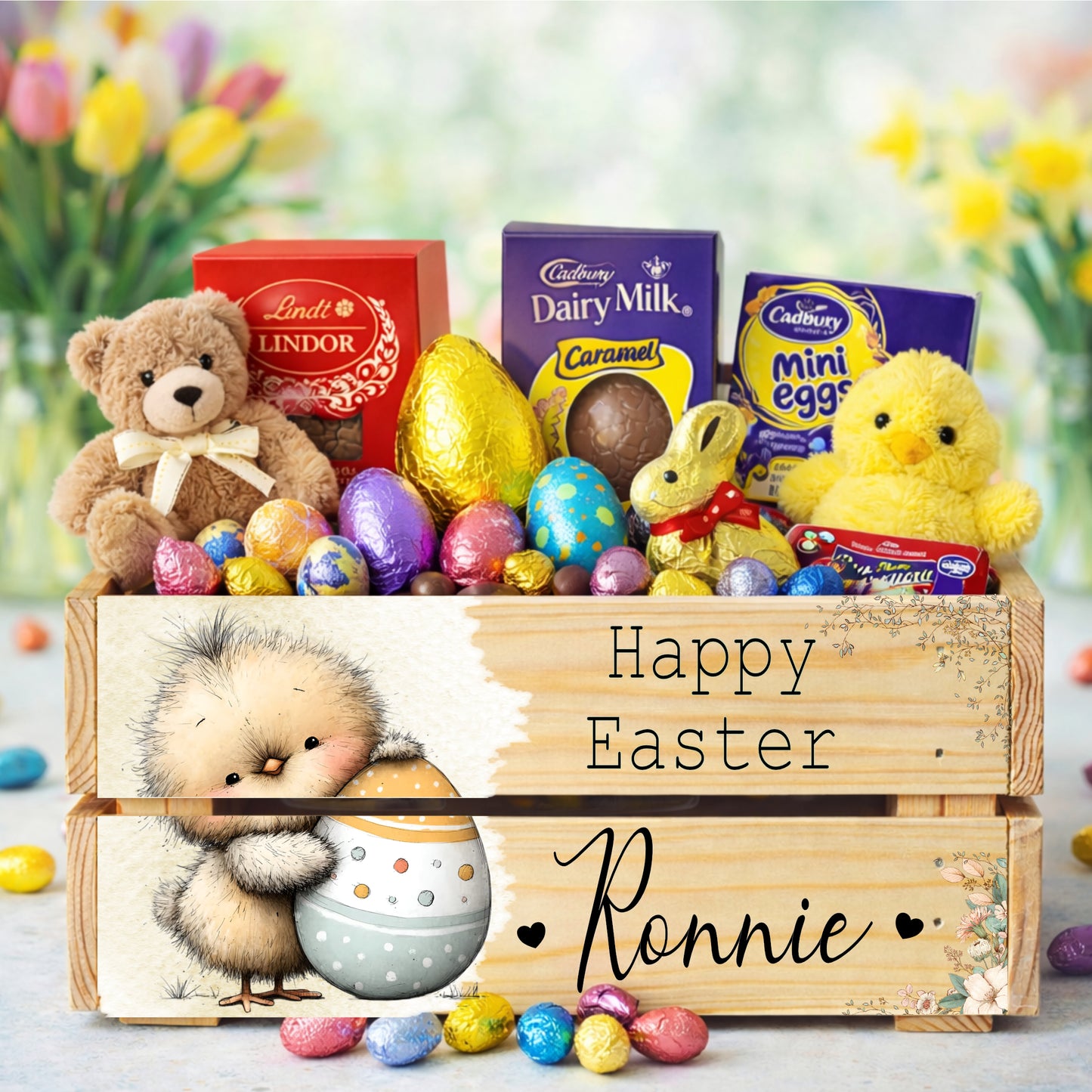 Easter Chic crate