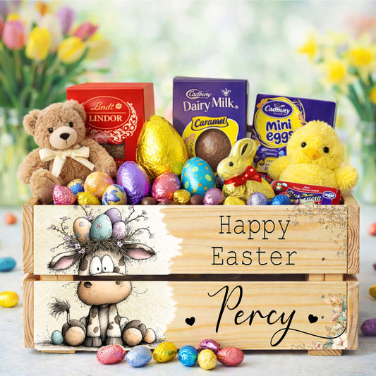 Easter Cow crate