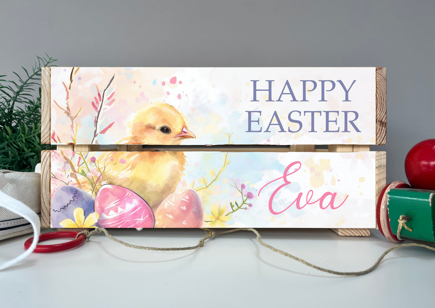 Easter chick crate