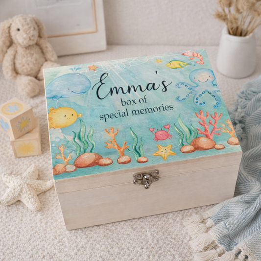 Under the sea keepsake box