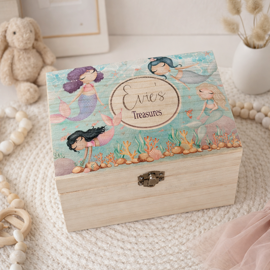 Mermaids keepsake box