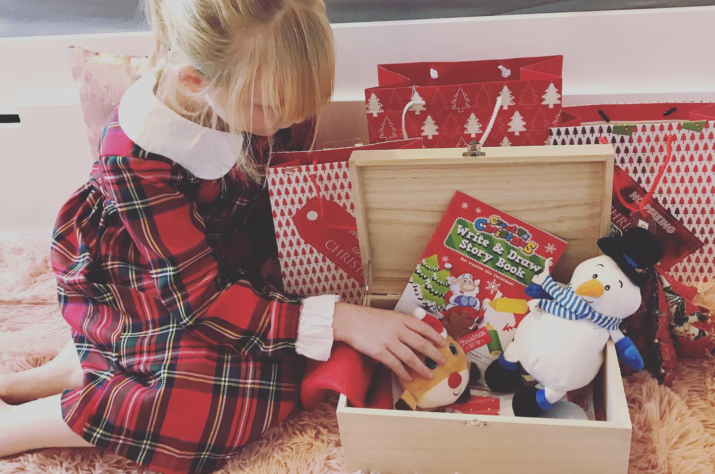 Woodland Girl Christmas Box