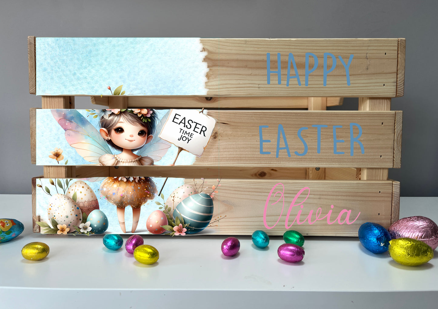 Fairy Easter crate