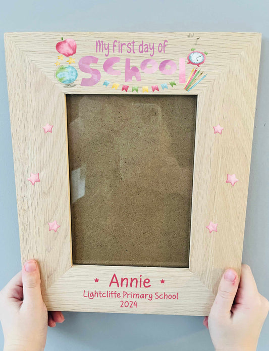 First Day of School photo frame